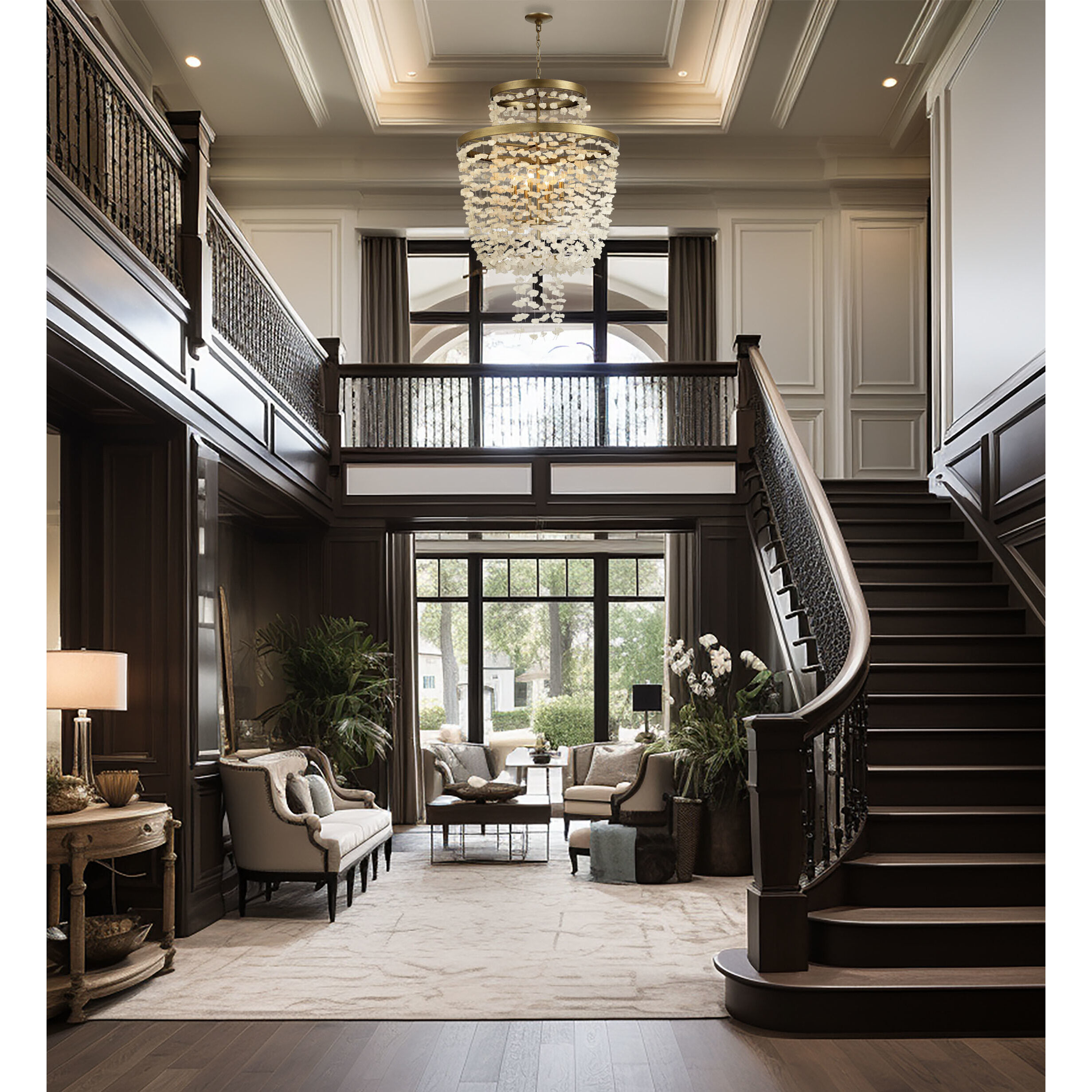 Stonybrook 8 Light 30 inch Havana Gold Pendant Ceiling Light